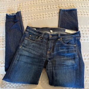 rag & bone Dark Indigo Straight Leg Jeans